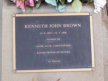 KENNETH JOHN BROWN