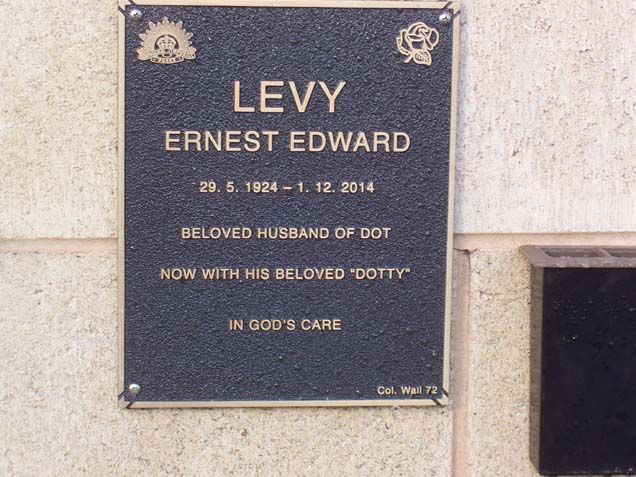 ERNEST EDWARD LEVY