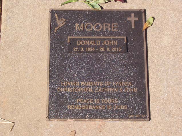 DONALD JOHN MOORE