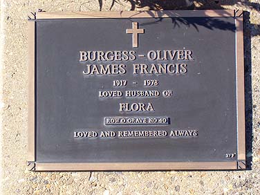 JAMES FRANCIS BURGESS-OLIVER