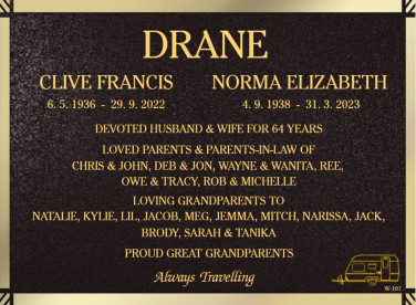 NORMA ELIZABETH DRANE