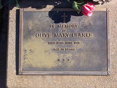 OLIVE MAY CLARKE