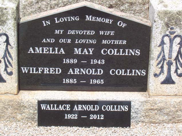WILFRED ARNOLD COLLINS