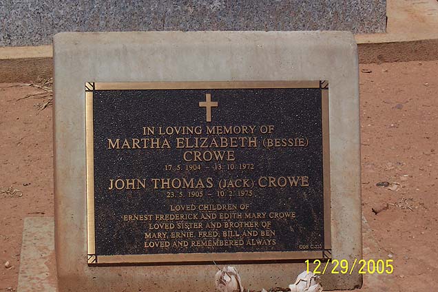 JOHN THOMAS CROWE