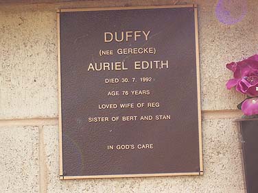 AURIEL EDITH DUFFY