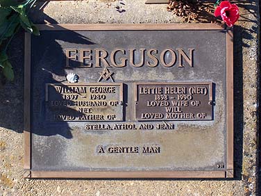 WILLIAM GEORGE FERGUSON