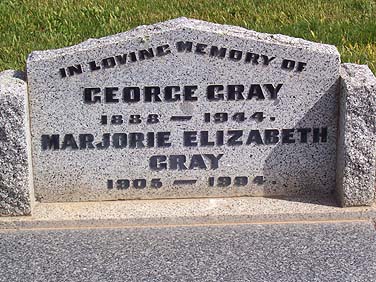 MARJORIE ELIZABETH GRAY