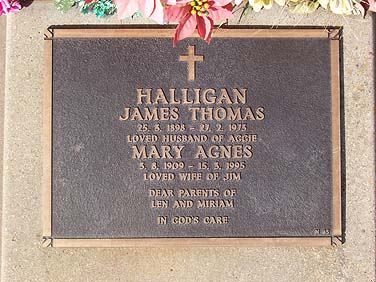 MARY AGNES HALLIGAN