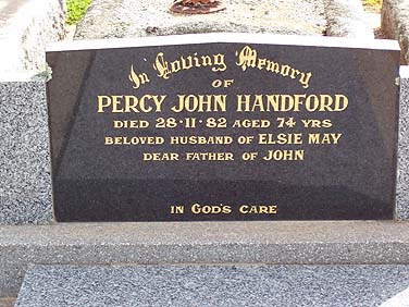 PERCY JOHN HANDFORD