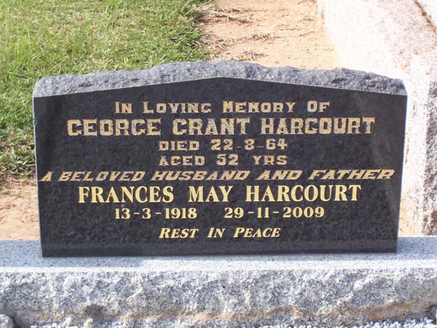 GEORGE GRANT McKENZIE HARCOURT