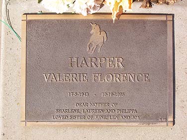 VALERIE FLORENCE HARPER