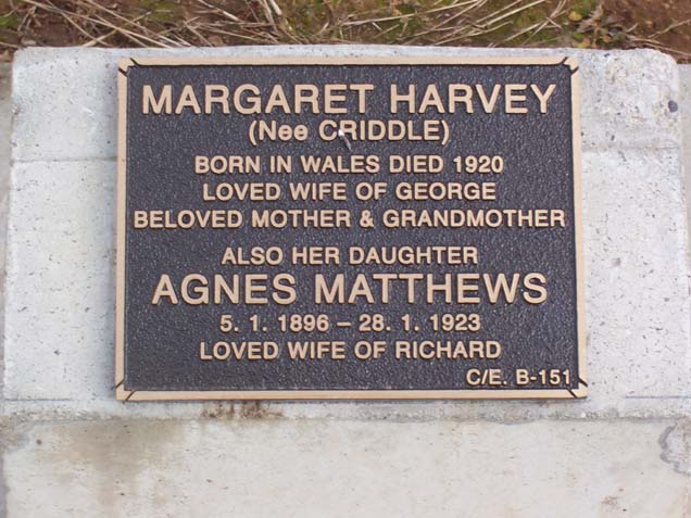MARGARET EILEEN HARVEY