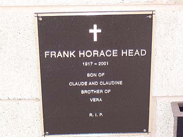 FRANK HORACE HEAD