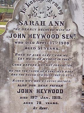SARAH A. HEYWOOD