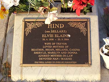 ELVIE ELAINE HIND