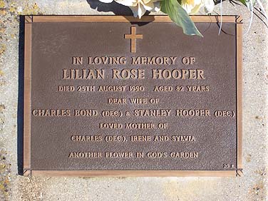 LILLIAN ROSE HOOPER