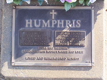 GEORGE THOMAS HUMPHRIS