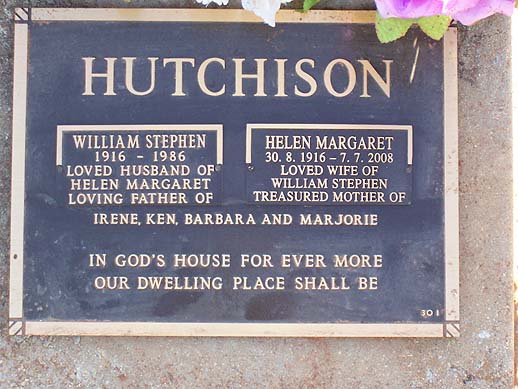 WILLIAM STEPHEN HUTCHISON