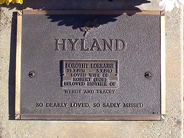 DOROTHY LORRAINE HYLAND
