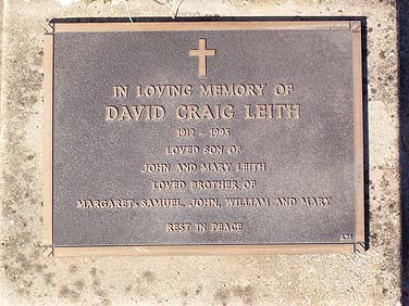 DAVID CRAIG LEITH