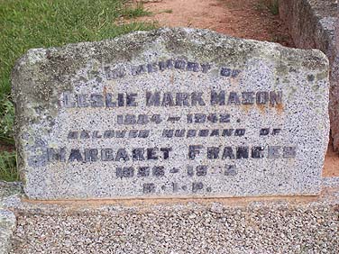 LESLIE MARK MASON