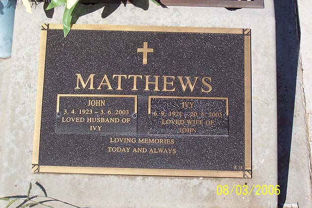 JOHN MATTHEWS