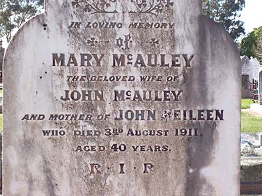 MARY AGNES McAULEY