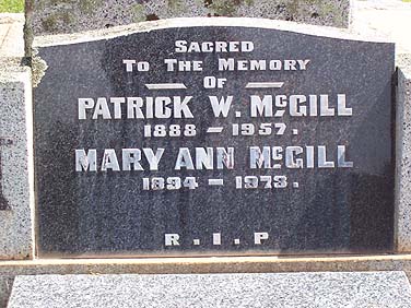 MARY ANN McGILL
