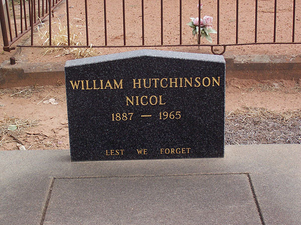 WILLIAM HUTCHINSON NICOL