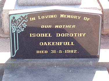 ISABELL DOROTHY OAKENFULL