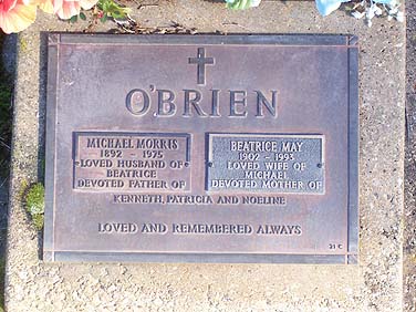 MICHAEL MORRIS O'BRIEN