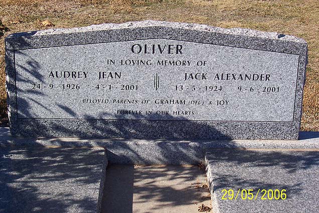 JACK ALEXANDER OLIVER