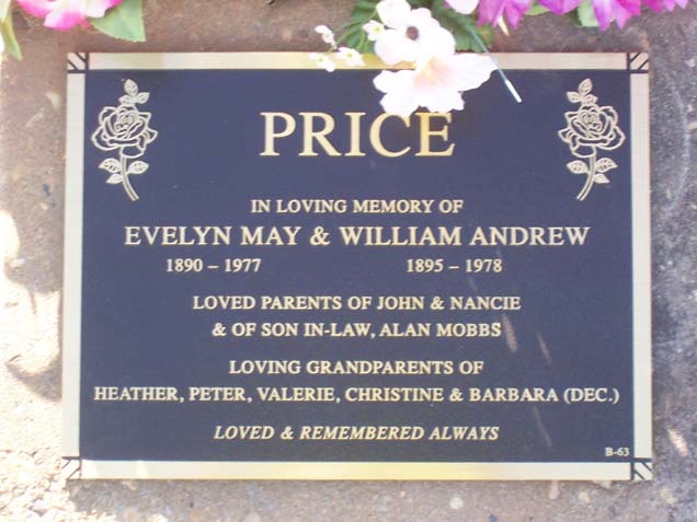 EVELYN MAY PRICE