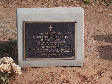 ALEXANDER RALSTON