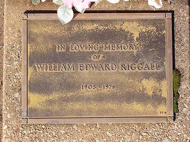WILLIAM EDWARD RIGGALL