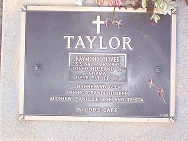 RAYMOND OLIVER TAYLOR