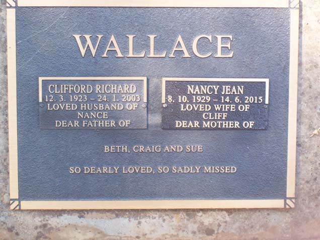 CLIFFORD RICHARD WALLACE