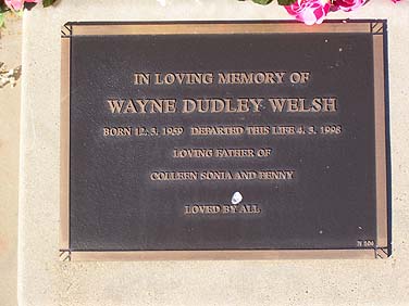 WAYNE DUDLEY WELSH