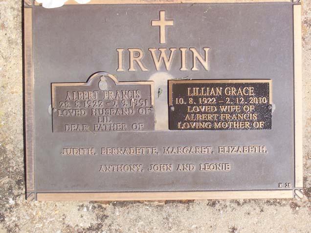 LILLIAN GRACE IRWIN