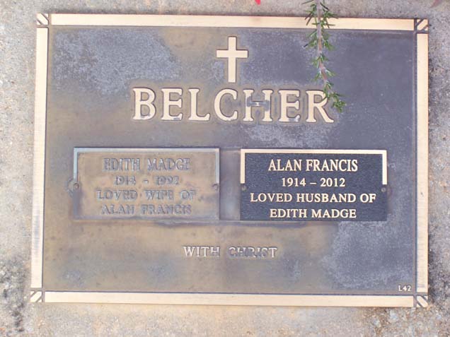 ALAN FRANCIS BELCHER